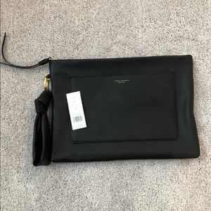 Tory Burch Beau Pouch Black